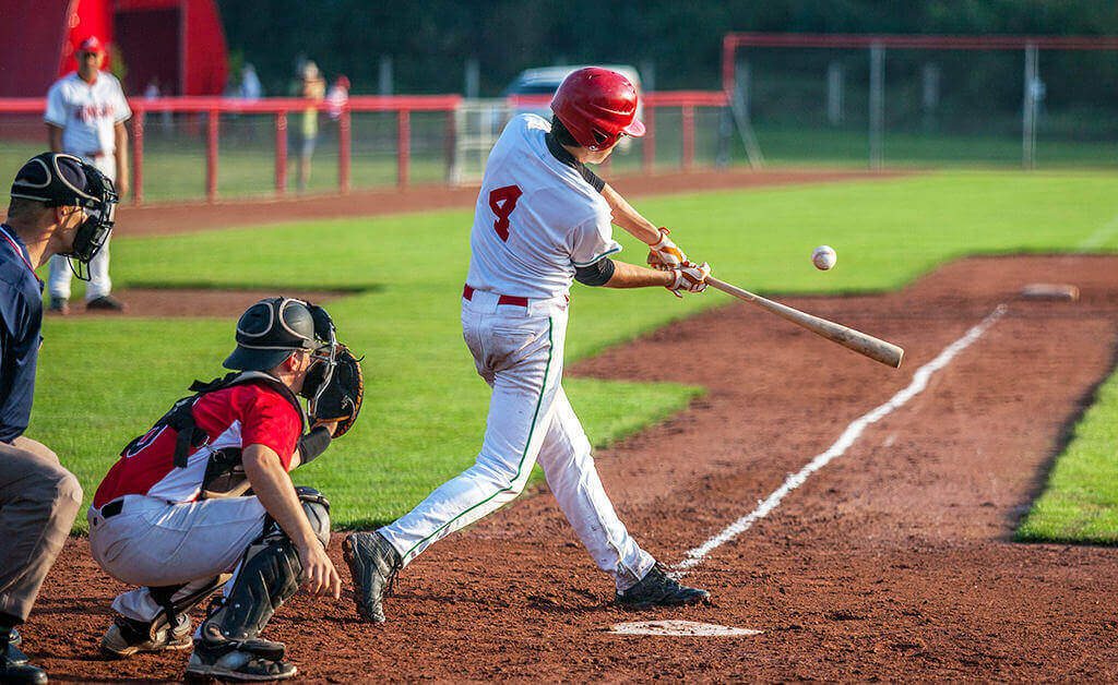 baseball player at bat