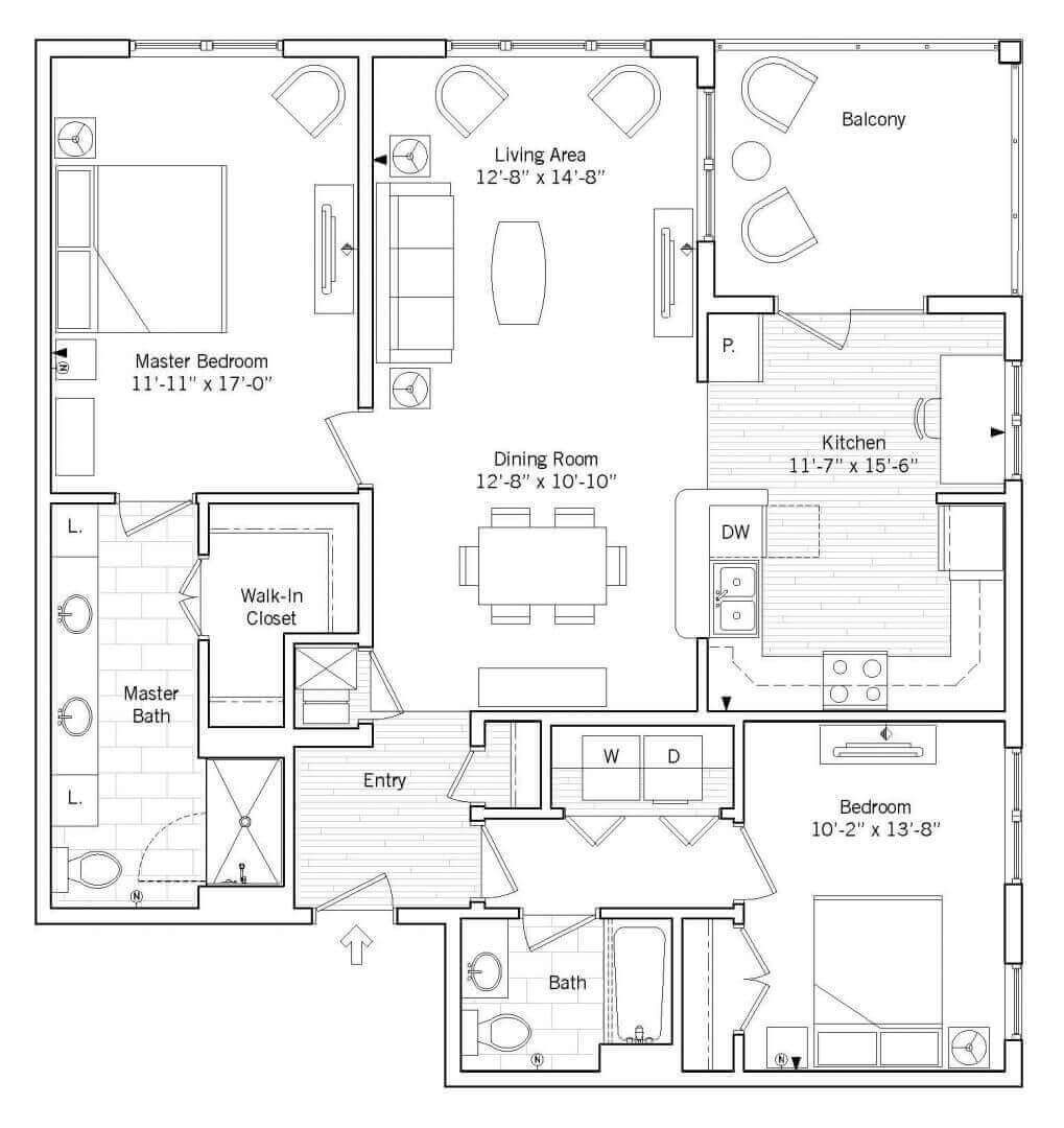Rochester Floor plan 2D preview