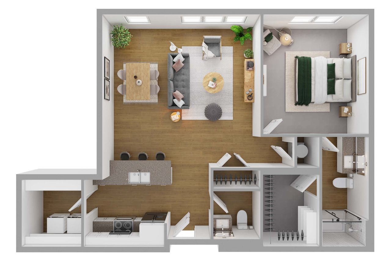 Elliot Floor plan 3D preview