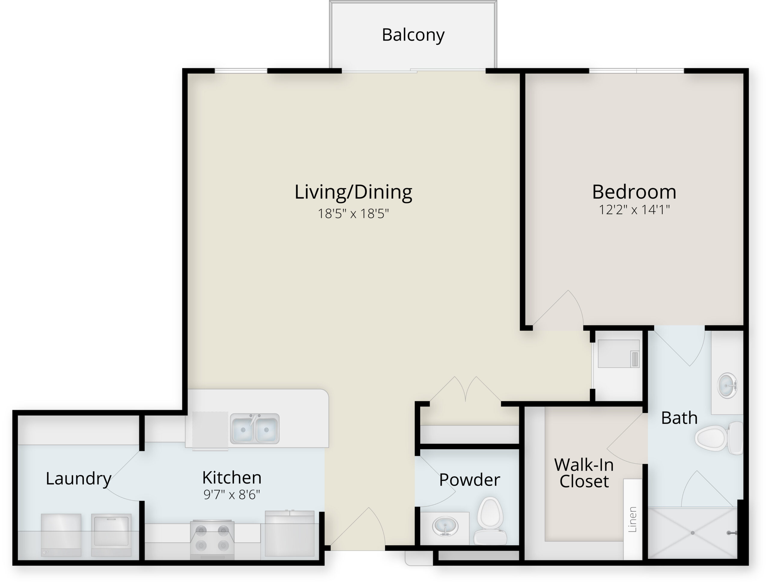 Elliot Floor plan 2D preview