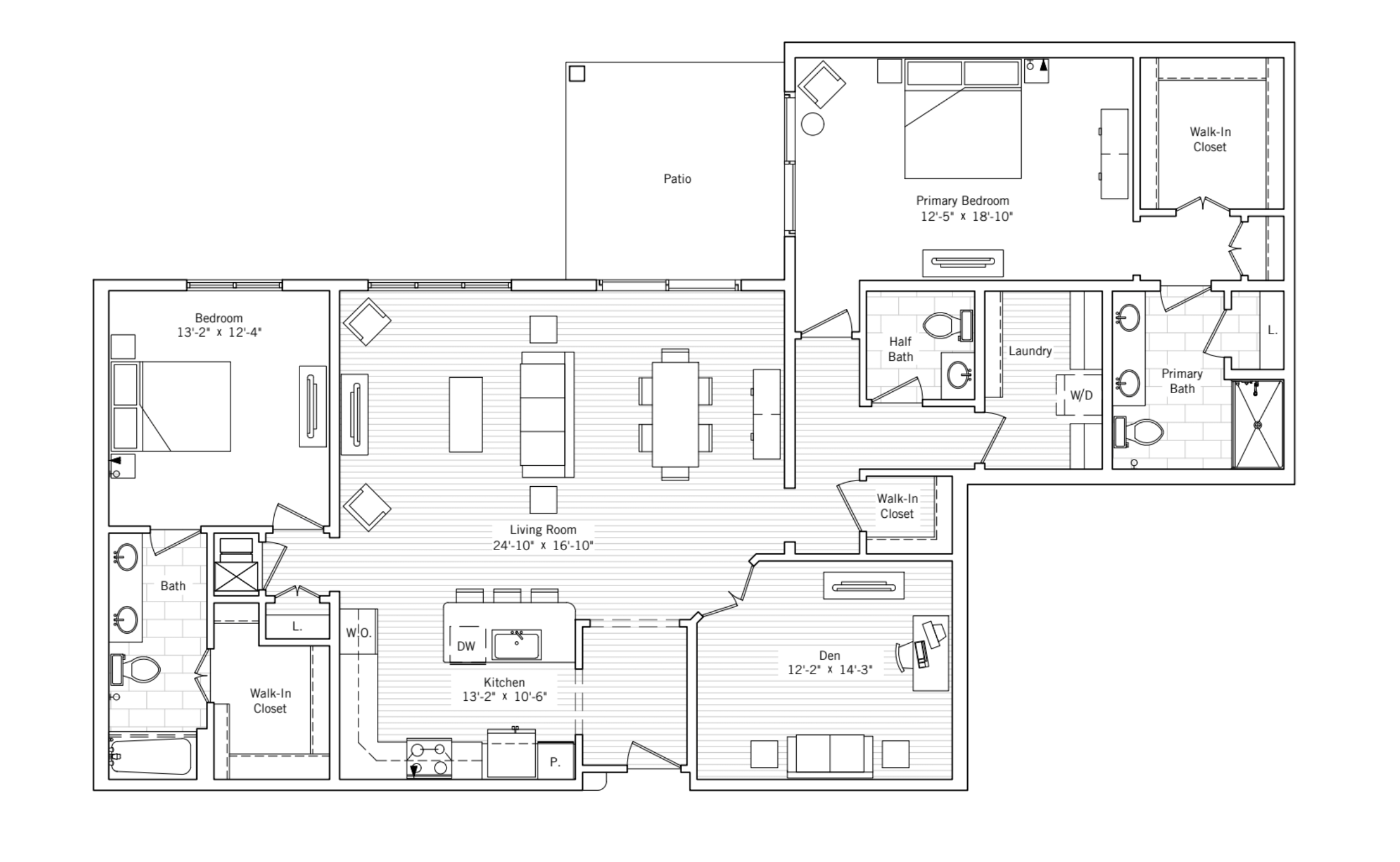 Williamsburg Floor plan 2D preview