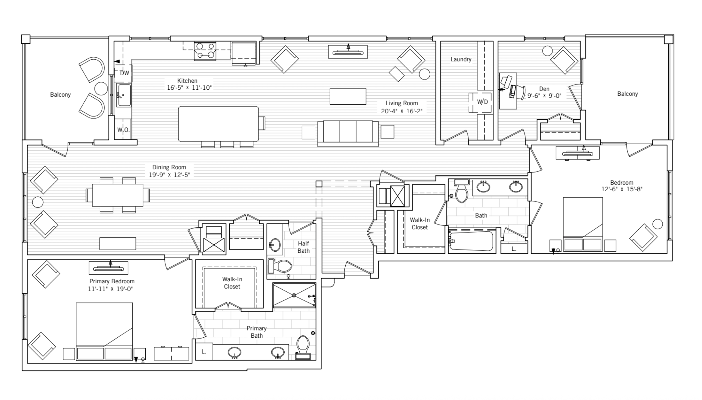 Worthington Floor plan 2D preview